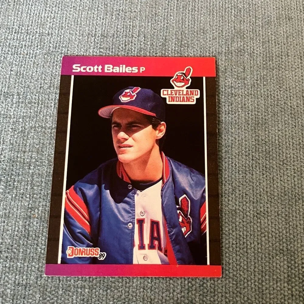 1989 Donruss Cleveland Indians Baseball Card Trading Card